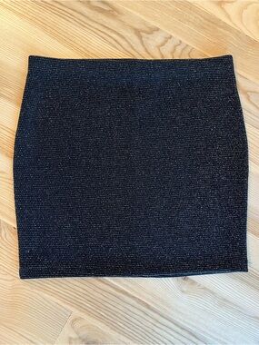Forever 21 Black Sparkle Mini Skirt